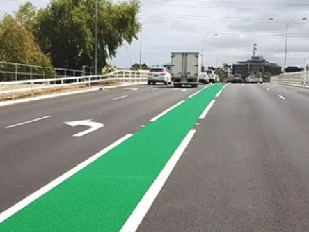 如东公路路面改色