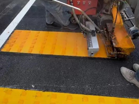 如东道路减速划线
